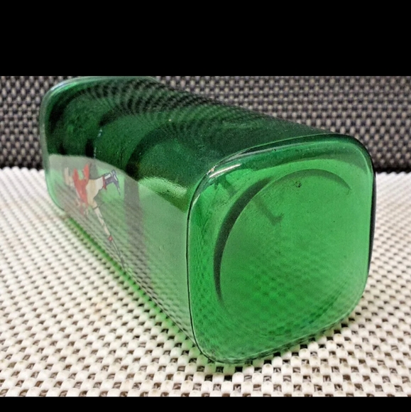 Small Vase Glass Green Scotch Whisky Johnnie Walker Collection used - Picture 2 of 5